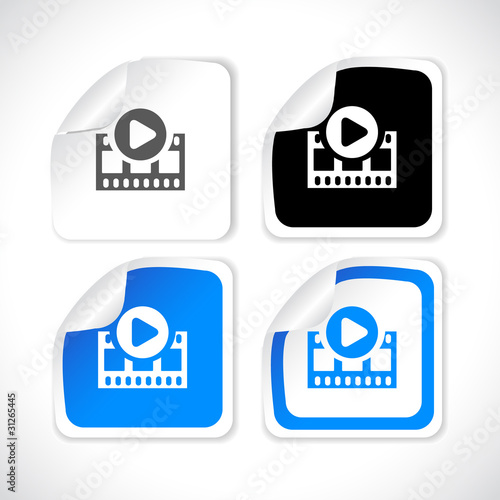 Vektor: Stickers for web. Vector. Stickers for web. Vector.