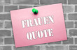 Frauenquote - Konzept Gleichberechtigung
