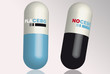 Illustration: Placebo and nocebo pills Placebo and nocebo pills