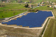 Vista aerea di un impianto fotovoltaico Vista aerea di un impianto fotovoltaico