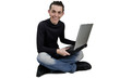 Boy with Notebook