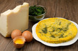 frittata con spinaci