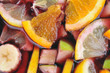 Macération des fruits d'une sangria