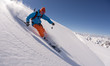Skitour Abfahrt