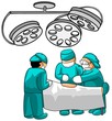 surgeons in operative room