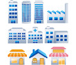 building icons set