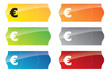 Preisschilder Preisschild Preis schild set € Euro Preisschilder Preisschild Preis schild set € Euro