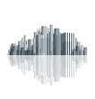 3d city skyline