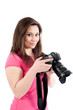 Junge Fotografin