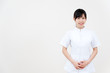 a portrait of beautiful asian nurse