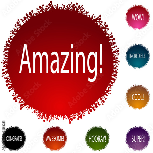 Vector: Amazing People Circle Set Amazing People Circle Set