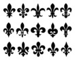 fleur-de-lis (lily flowers)
