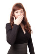 Expressive business woman.