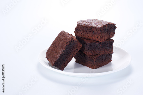 Photo: Chocolate brownies Chocolate brownies
