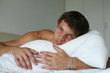 Young Sexy Man on a Bed