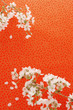 桜の花と千代紙の背景素材