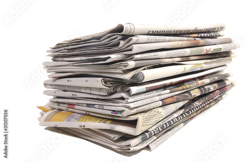 Photo: Bunch of Dutch newspapers Bunch of Dutch newspapers