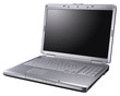 Laptop on white background