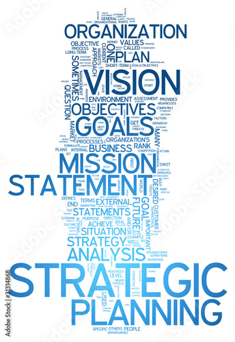 Illustration: Word Cloud "Strategic Planning" Word Cloud "Strategic Planning"
