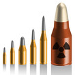 Vektor: Set of bullets Set of bullets