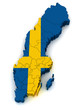 3D Map of Sweden