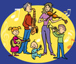 Famille en musique