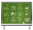 different kind of insurance and risk icons