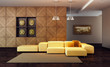 luxury lounge room 3d render