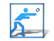 Sport Piktogramm Ringtennis