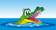 Crocodile with sharp Teeth