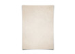 Blatt Papier auf weißer Fläche