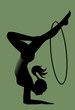 young gymnast;