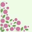 Vector: Background with roses Background with roses