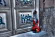 the violin, enhanced by use of HDR techniques