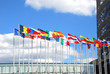 Europarliament. Flags of the countries of the European Union Europarliament. Flags of the countries of the European Union