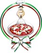 Pizzaiolo Italia Stemma Coccarda Tricolore-Italy Cook with Pizza