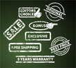 Set of stamps for your eshop