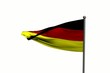 Waving German flag