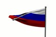 Waving flag of Russia