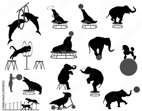 Vector: circus show circus show
