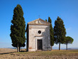 Chapel with trees