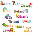A-Z deutsch, bunt, Namen Teil 1