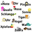 A-Z deutsch, schwarz, Namen Teil 2