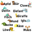 A-Z deutsch, schwarz, Namen Teil 1