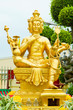 Gold statue of Brahma Gold statue of Brahma