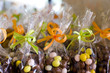 petits sachets d'oeufs de pâques