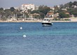 Yacht in the blue sea