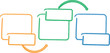 Process relationship business diagram
