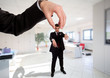 Businessman manipulation