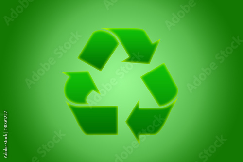 Illustration: Recycle green symbol Recycle green symbol